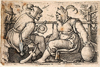 Hans Sebald Beham, Ο τρελός και η τρελή (1547)