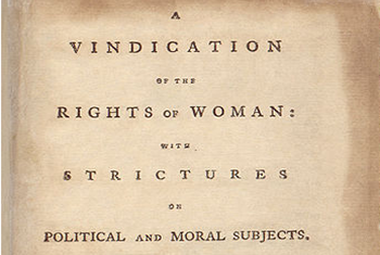 Mary Wollstonecraft, A Vindication of the Rights of Woman
